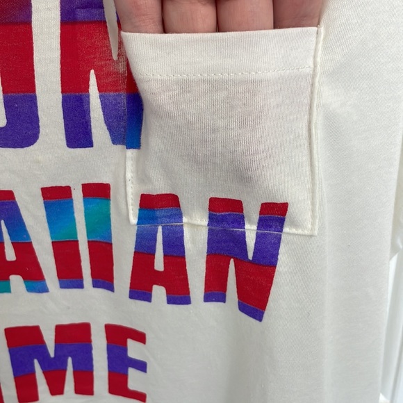 White/cream color short sleeve top by Junk Food size medium - Picture 5 of 6